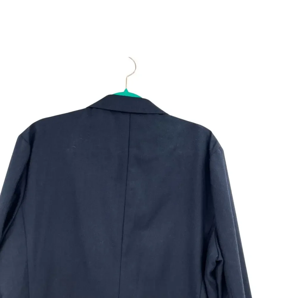 J. Crew Ludlow Slim-fit suit jacket English cotton-wool blend Navy Blue Size 44R